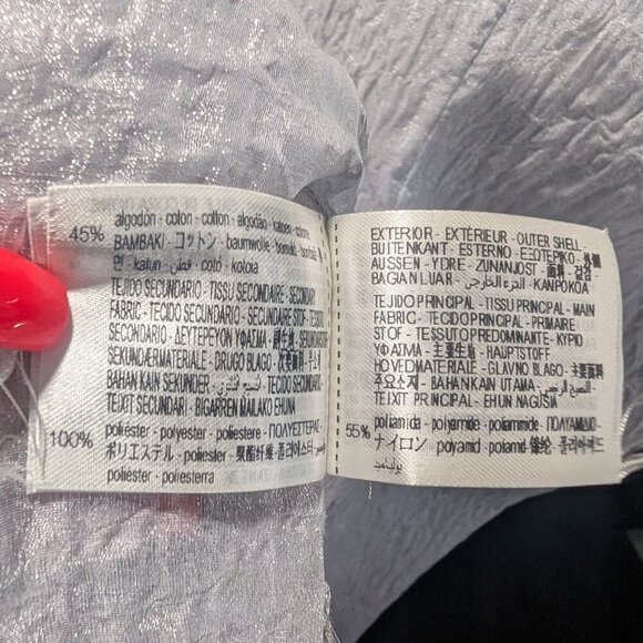 NEW Zara | Contrast Sequined Midi Skirt - Picture 8 of 15